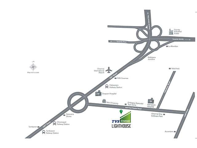 TVS Lighthouse - Radial Road - 3 BHK Apartments - Pallavaram
