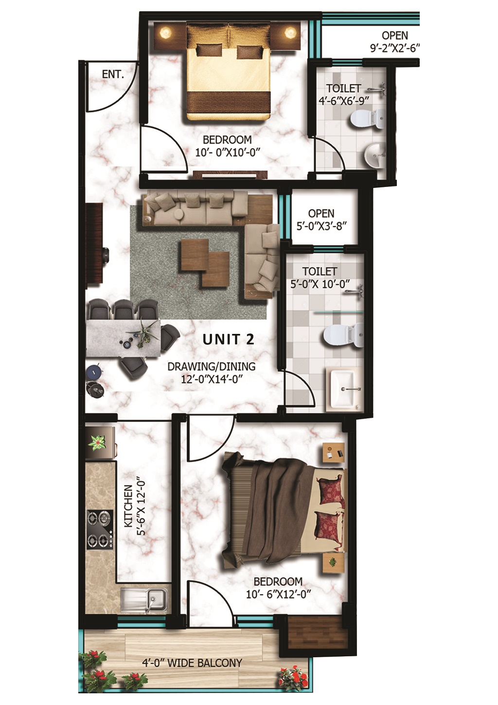 Red Beryl Apartment
