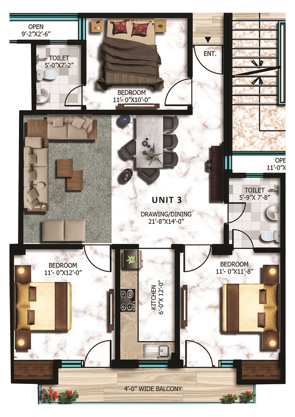 Red Beryl Apartment
