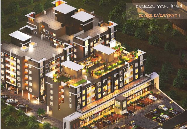 Milestone Chanod Aerial View Residential in Vapi
