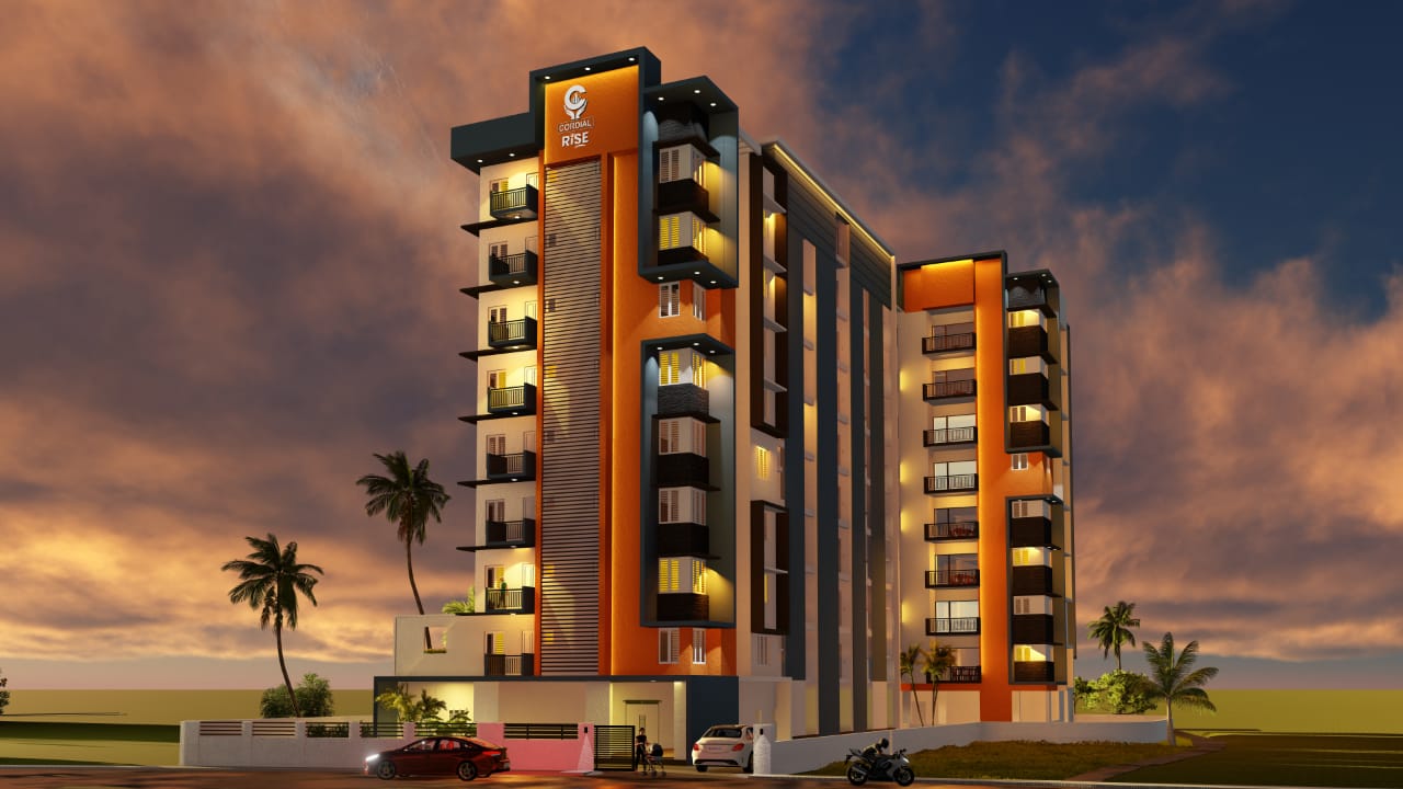 Cordial Rise Elevation 2BHK Residential Apartment