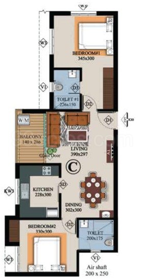 Cordial Rise Elevation 2BHK Residential Apartment