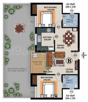 Cordial Rise Elevation 2BHK Residential Apartment