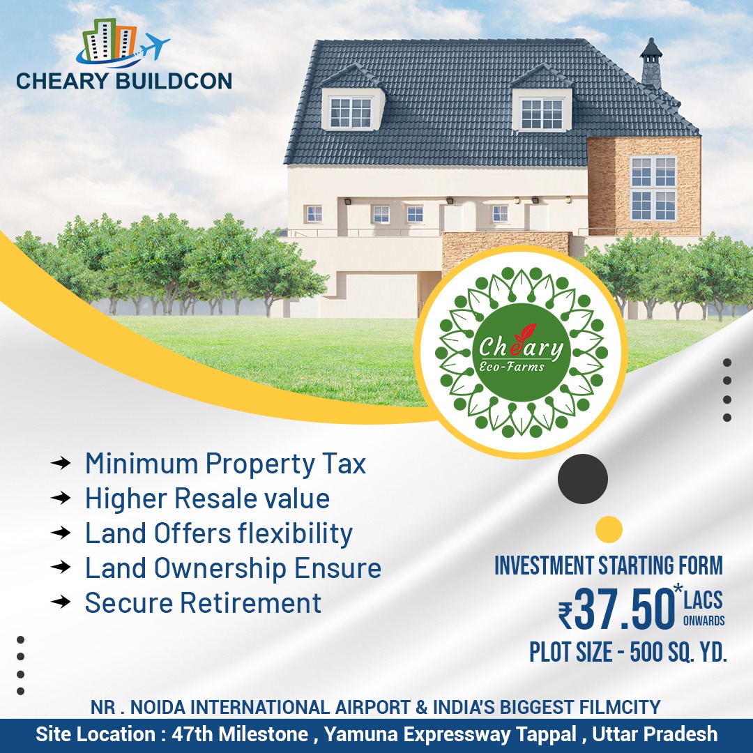 Plots for investment near Jewar International Airport 