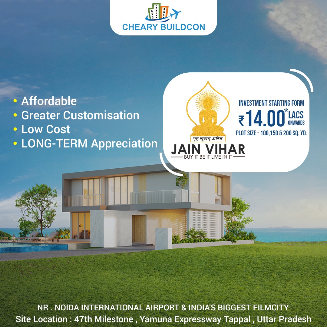 Plots for investment near Jewar International Airport