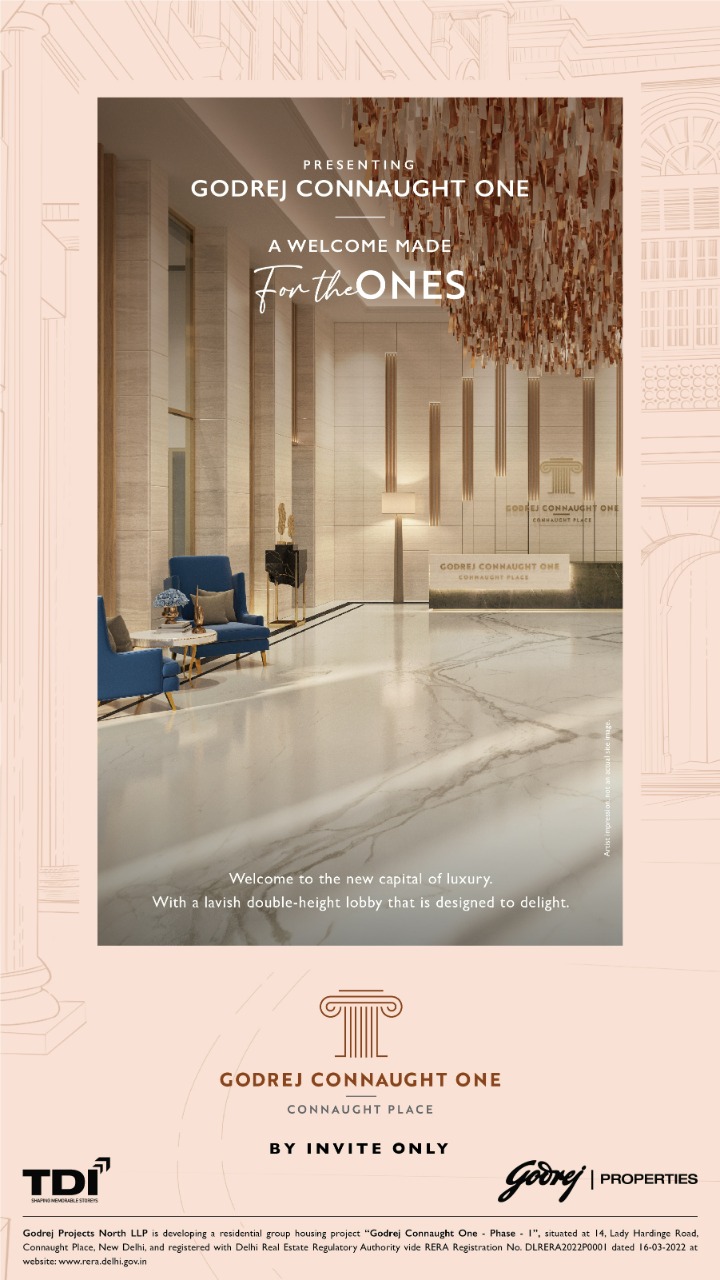 3 Bedroom Apartment in Godrej Connaught One, New Delhi