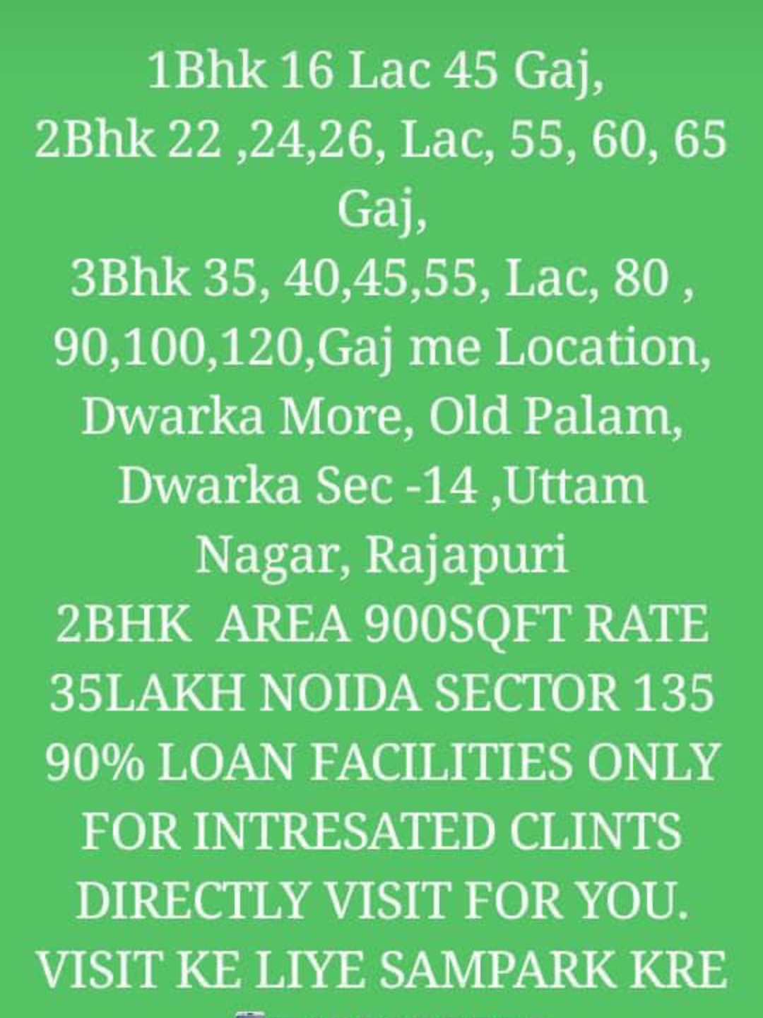 2 BHK Independent floor Residential Flat near Uttam Nagar Metro Station, New Delhi