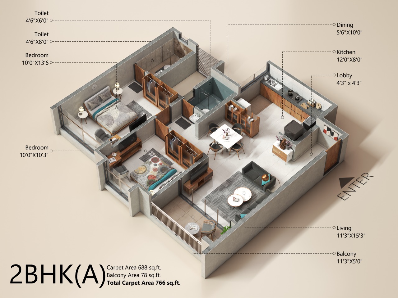 Premium 2 & 3 BHK Homes at Wakad, Pune
