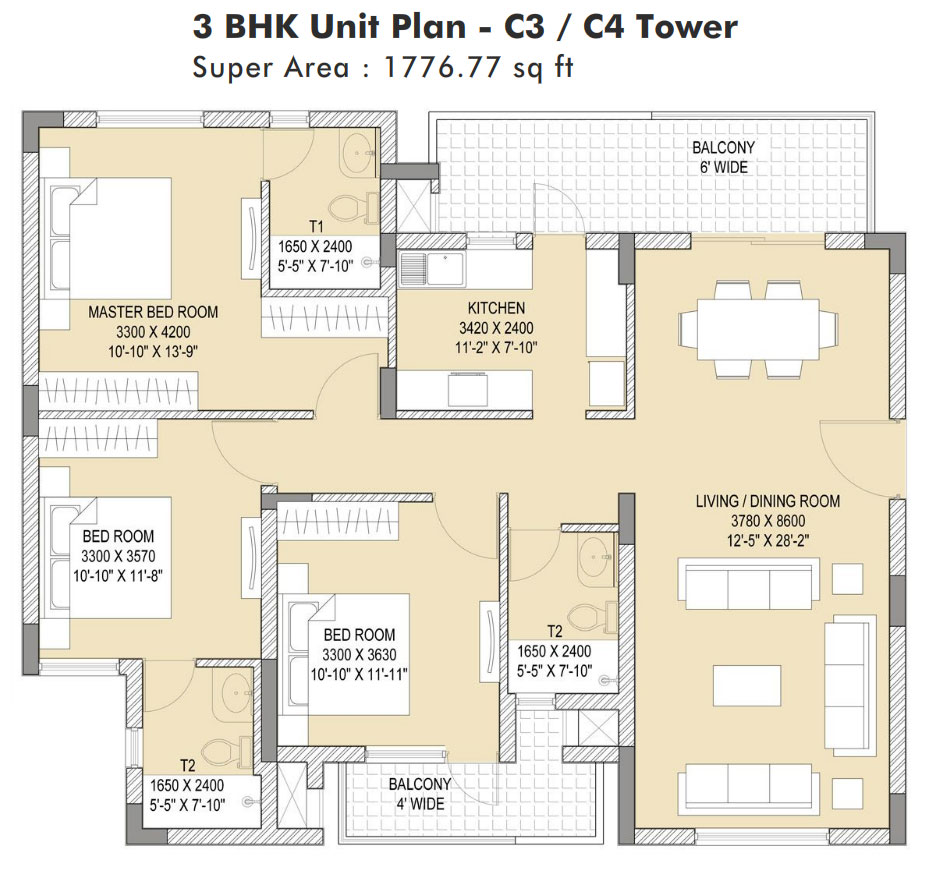 Flat For Sale in shree Vardhman , Sector 70, Gurgaon