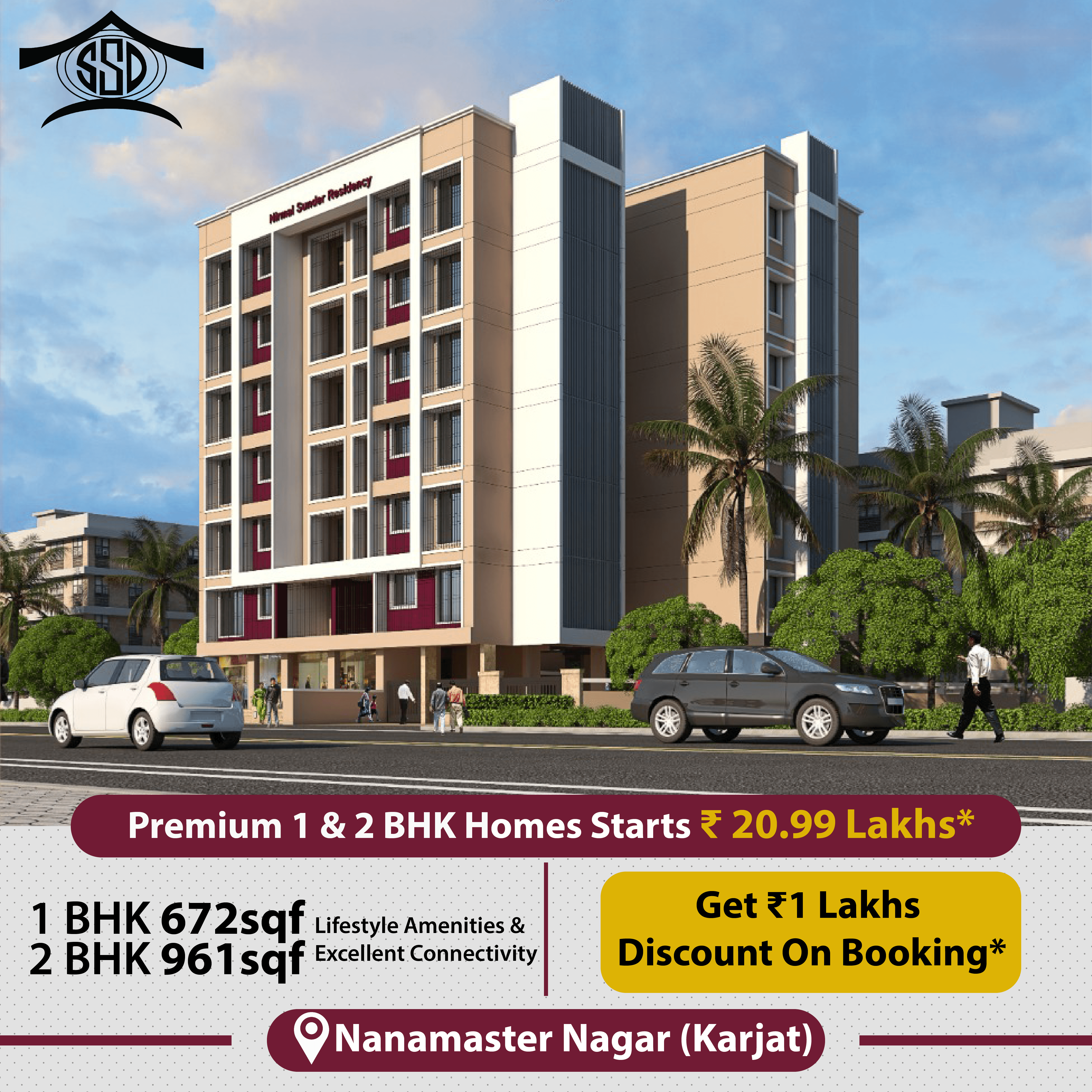 Hurry Up!!! Book Now Your Dream Home 1/2 BHK Flat In Karjat, Mumbai