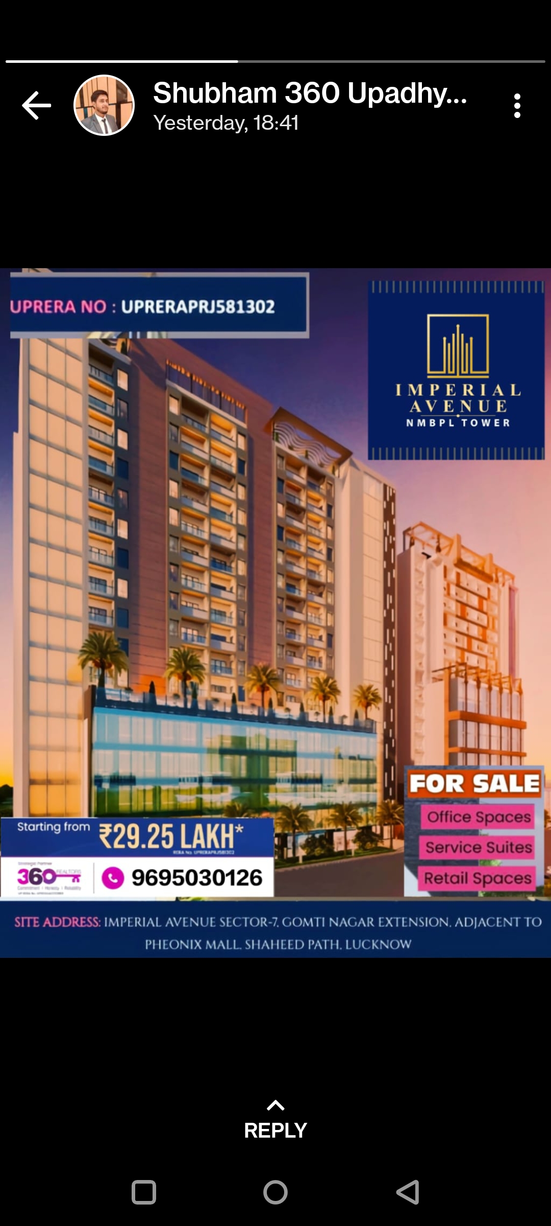 Commercial Office Space For sale in Tulip imperial Avenue, Gomti Nagar , Lucknow