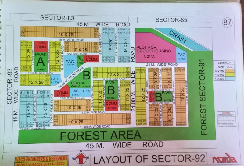 5 Bedroom Ready To Move Residential House For Sale in Sector 92, Noida