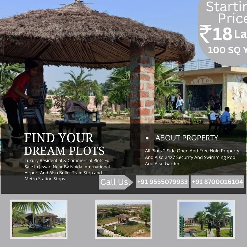 Freehold Residential plots For Sale near Aligarh Palwal Highway, Tappal