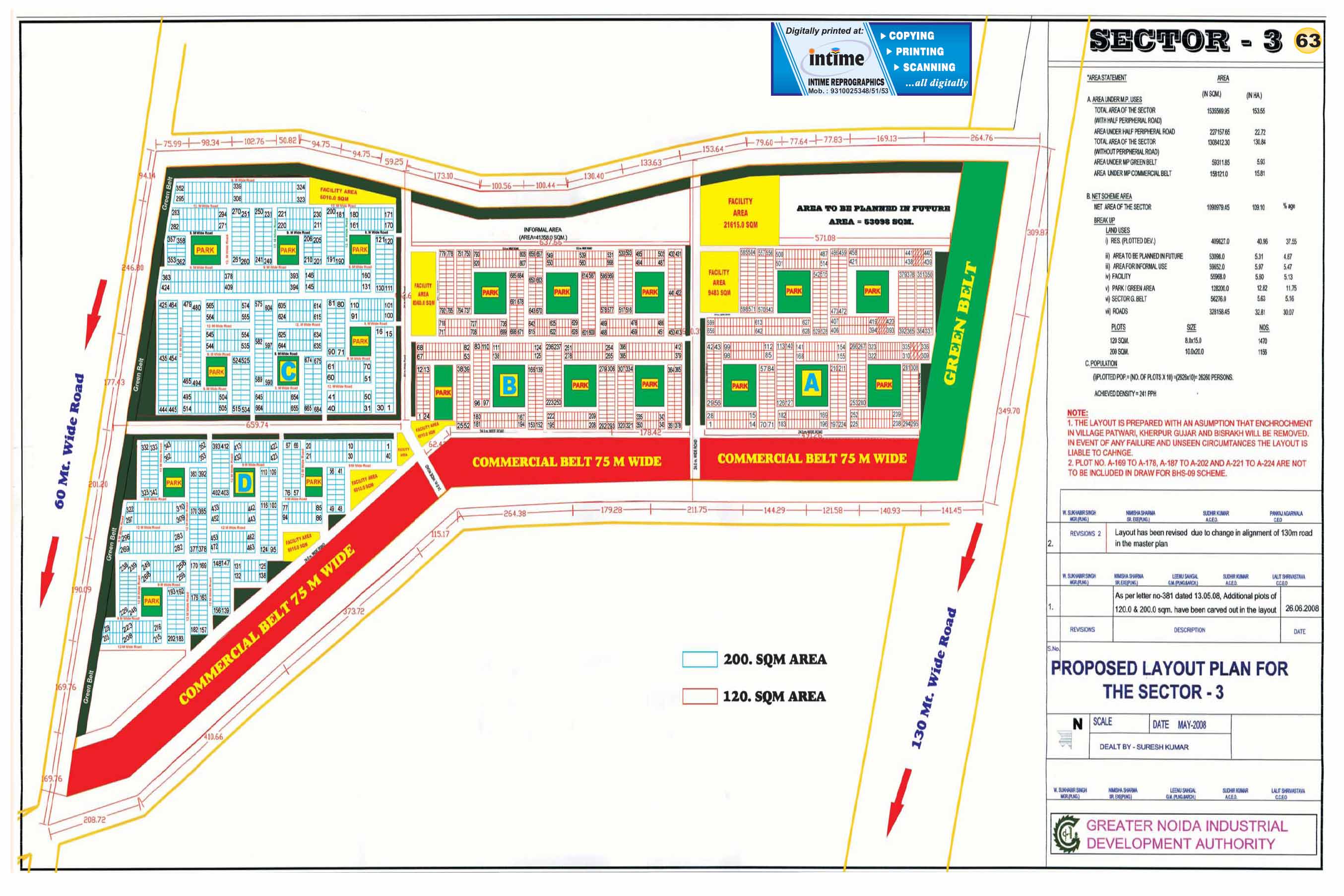 Residential Plot For Sale in very Good location, Sector 3 ,Greater Noida