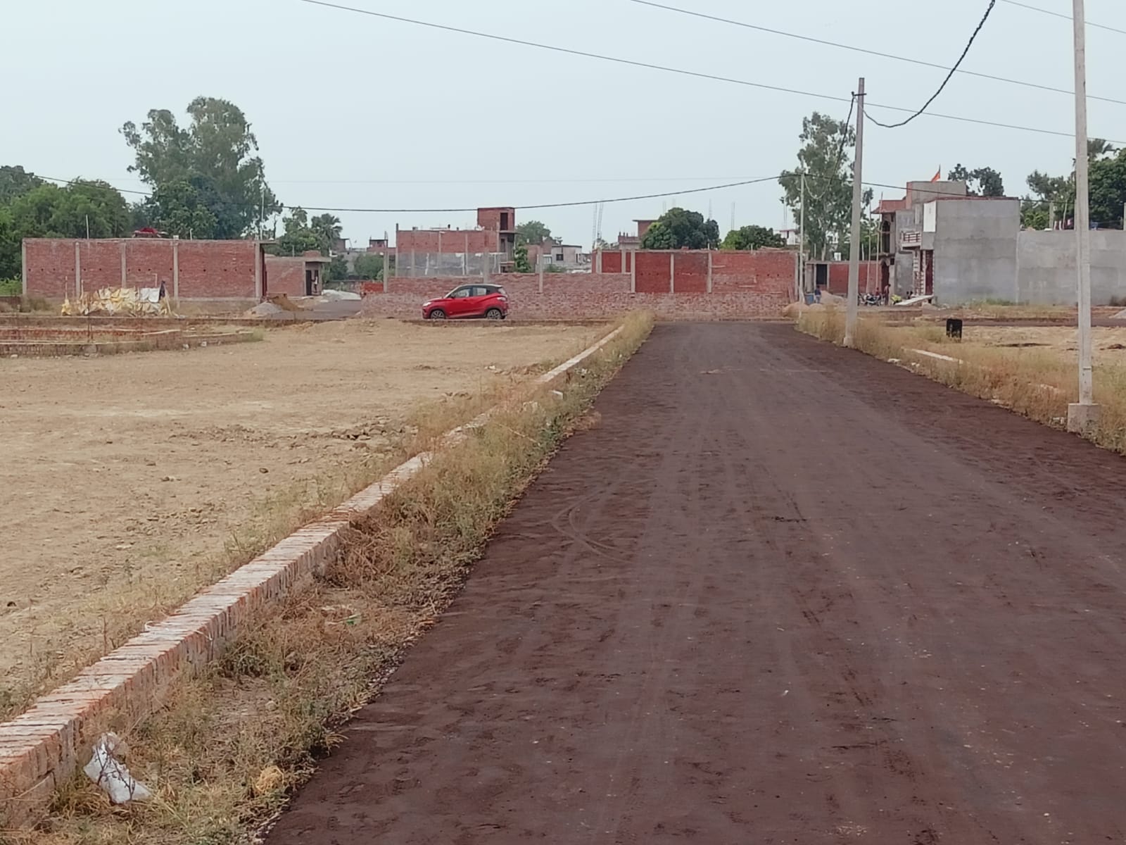 1000 sqft residential plot bijnor Lucknow road near crpf camp price 999 sqft