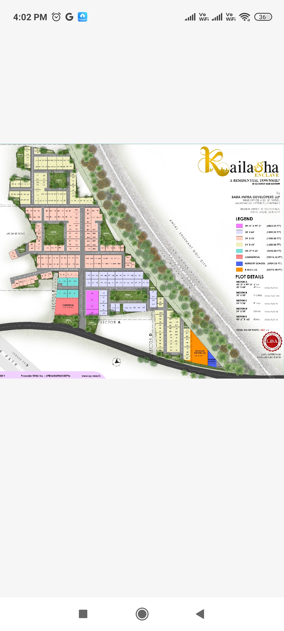 LDA approved plots for sale in Lucknow , Near Sultanpur Road
