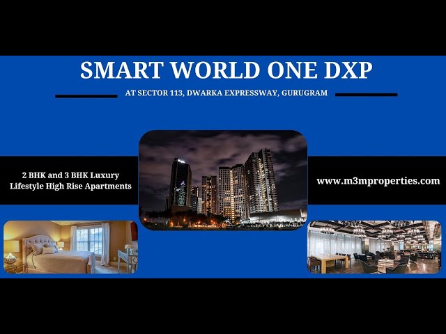 3 BHK Apartment For Sale in Smart world One DXP, Sector -113, Gurgaon