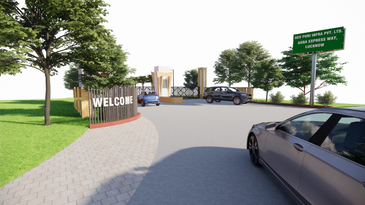 Commercial and residential plot For Sale at Lucknow-Agra Expressway