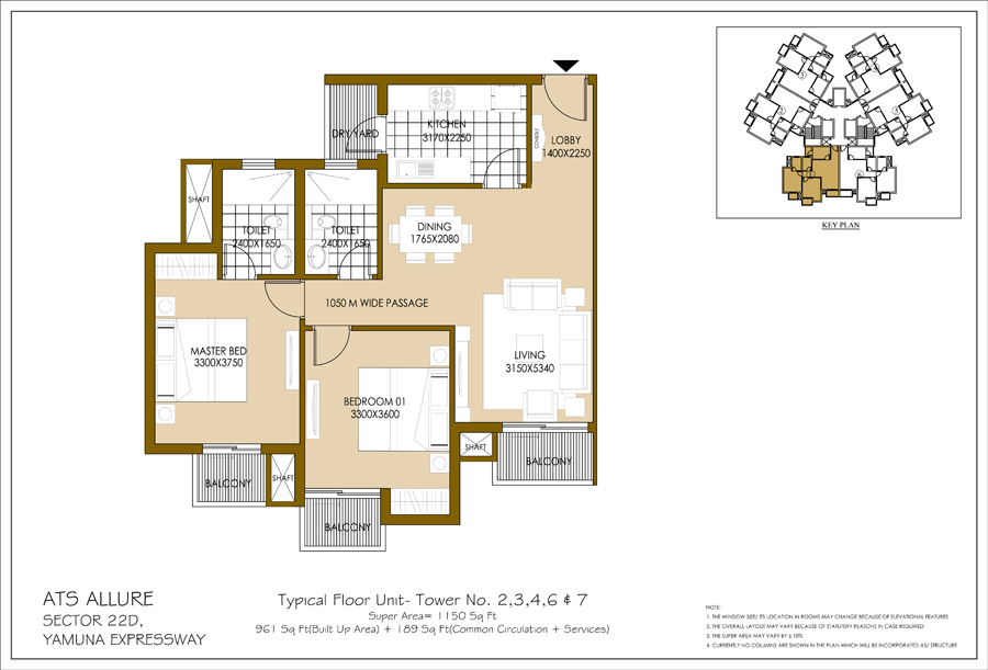 READY TO MOVE 2BHK APARTMENT FOR SALE AT YAMUNA EXPRESSWAY