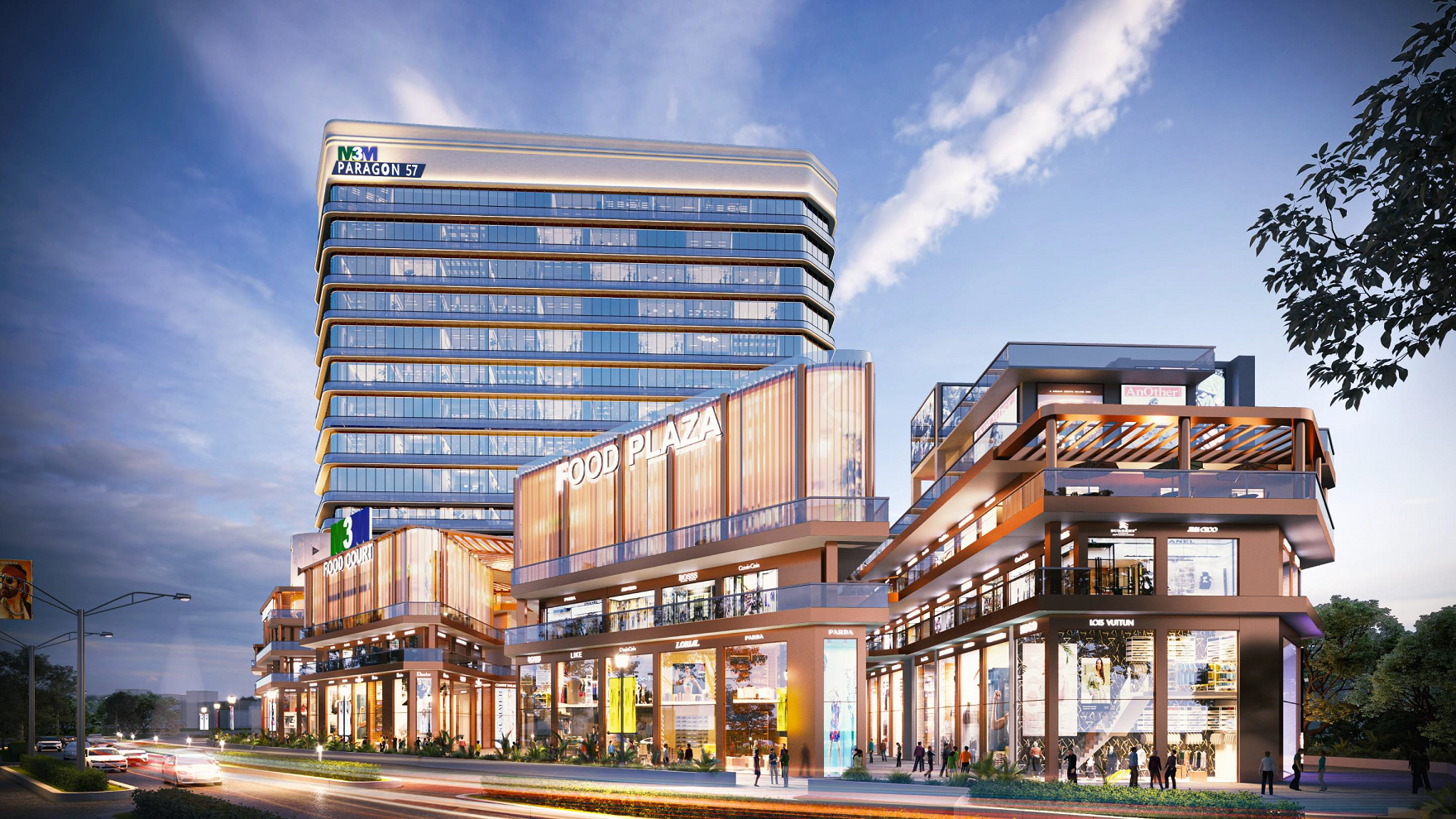 M3M Paragon 57 Commercial High Street Retail Shops