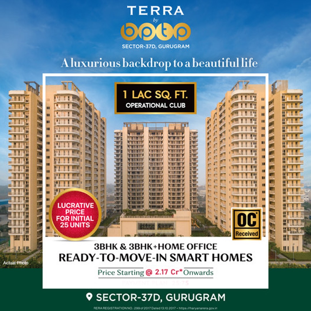 87+ Ready To Move 3 BHK, and 4 BHK luxury flats in Gurgaon