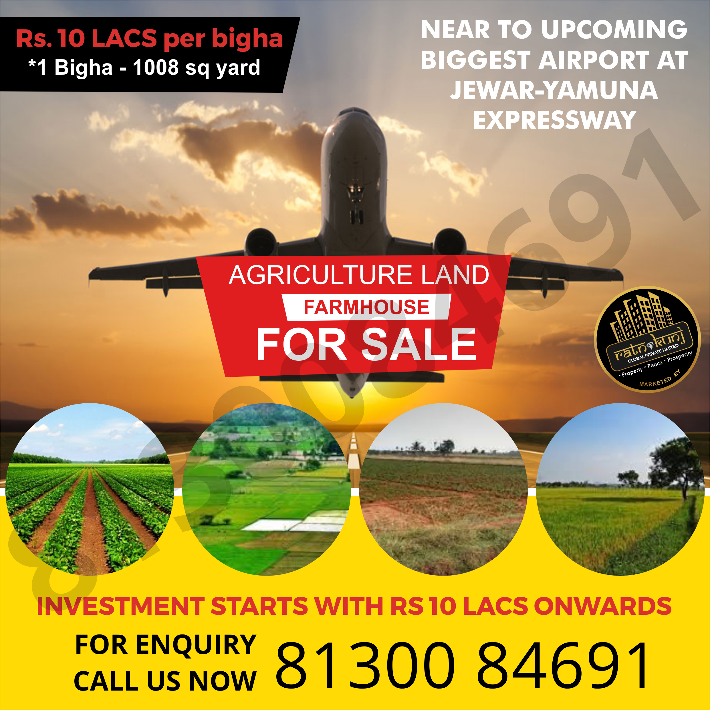 Agricultural Land for Sale in JEWAR