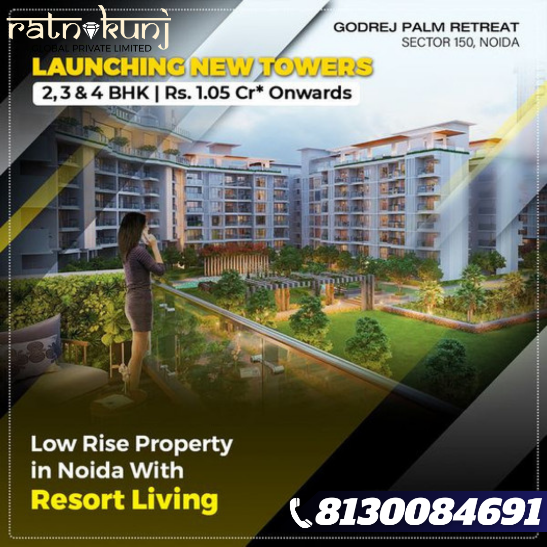 Godrej Palm Retreat | Sector-150, Noida | ☎️8130084691