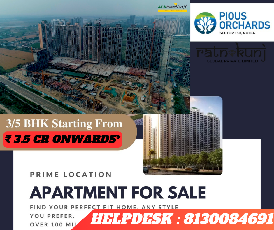 ATS Pious Orchards | Sector-150 , Noida | ☎️8130084691