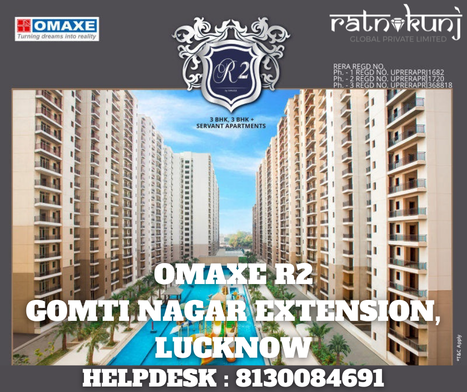 Omaxe Residency 2 | Gomti Nagar Extension, Lucknow | ☎️8130084691