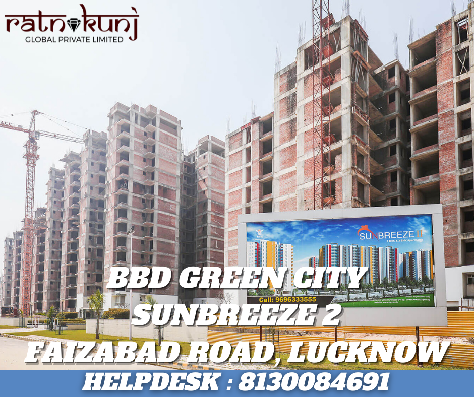 Sunbreeze 2 BBD Green City | Faizabad Road, Lucknow | ☎️8130084691