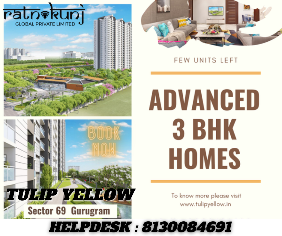 Tulip Yellow | Sector-69, Gurgaon | ☎️8130084691