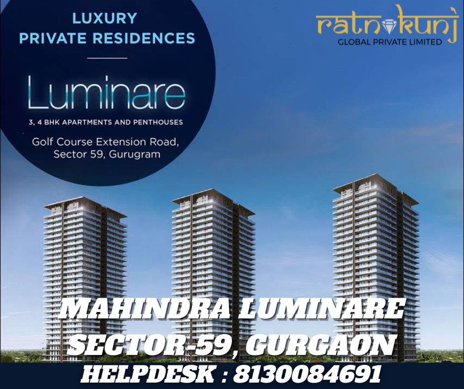 Mahindra Luminare | Sector-59, Gurgaon | ☎️8130084691