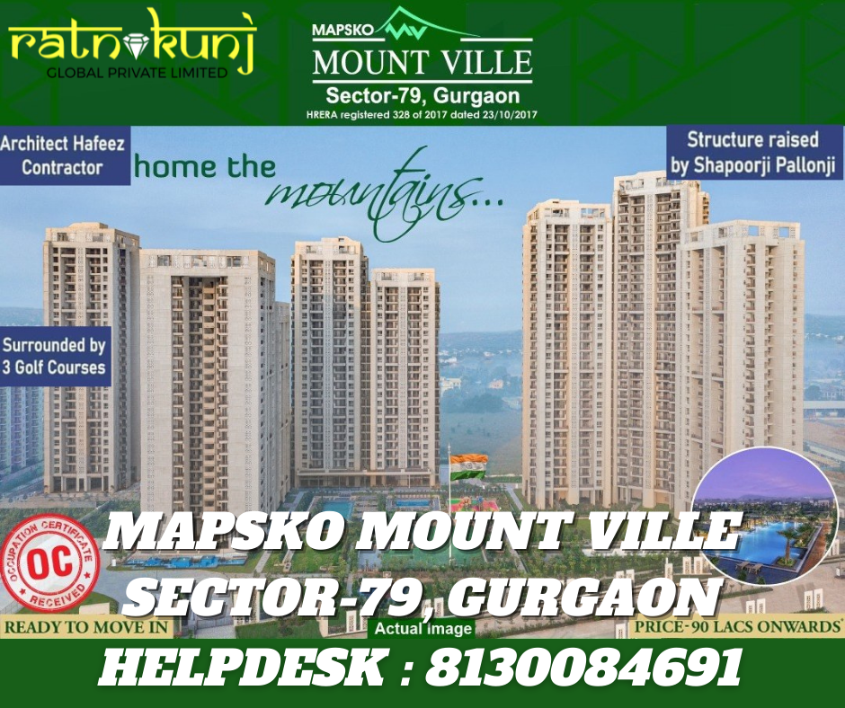 Mapsko Mount Ville | Sector-79, Gurgaon | ☎️8130084691