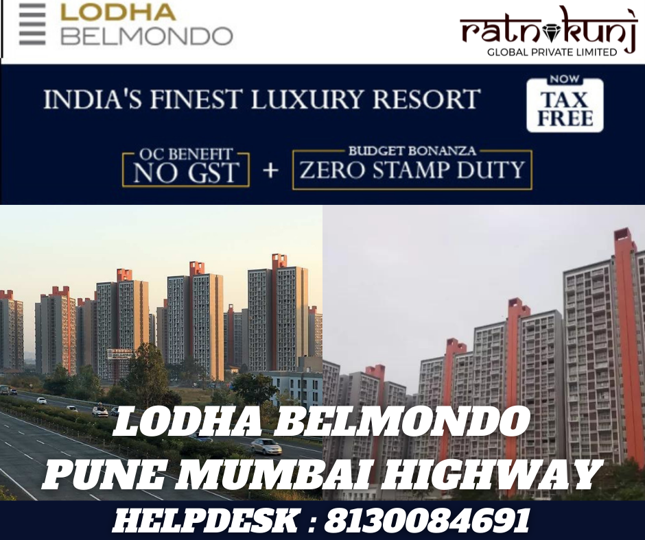 Lodha Belmondo | Pune Mumbai Highway, Pune | ☎️8130084691