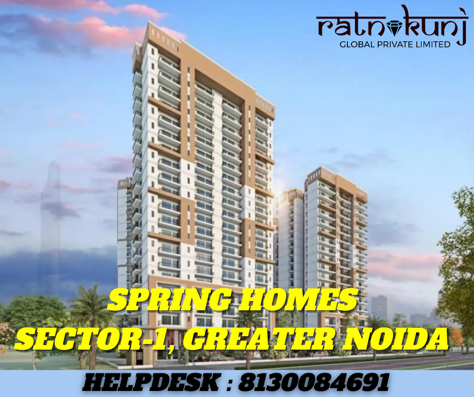 Spring Homes | Sector-1, Greater Noida | ☎️8130084691