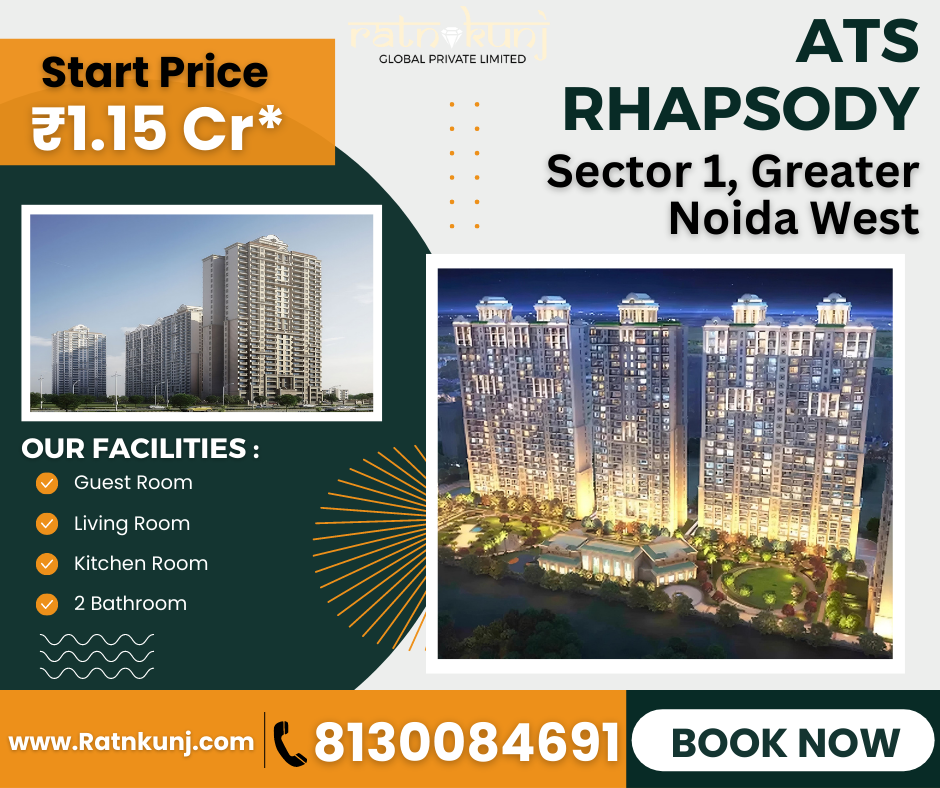 ATS Rhapsody | Sector- 1, Greater Noida West | ☎️8130084691