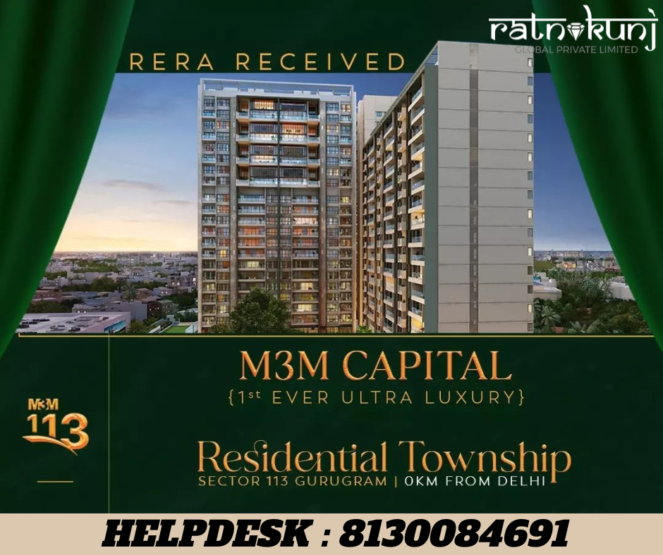 M3M Capital | Sector-113, Gurgaon | ☎️8130084691