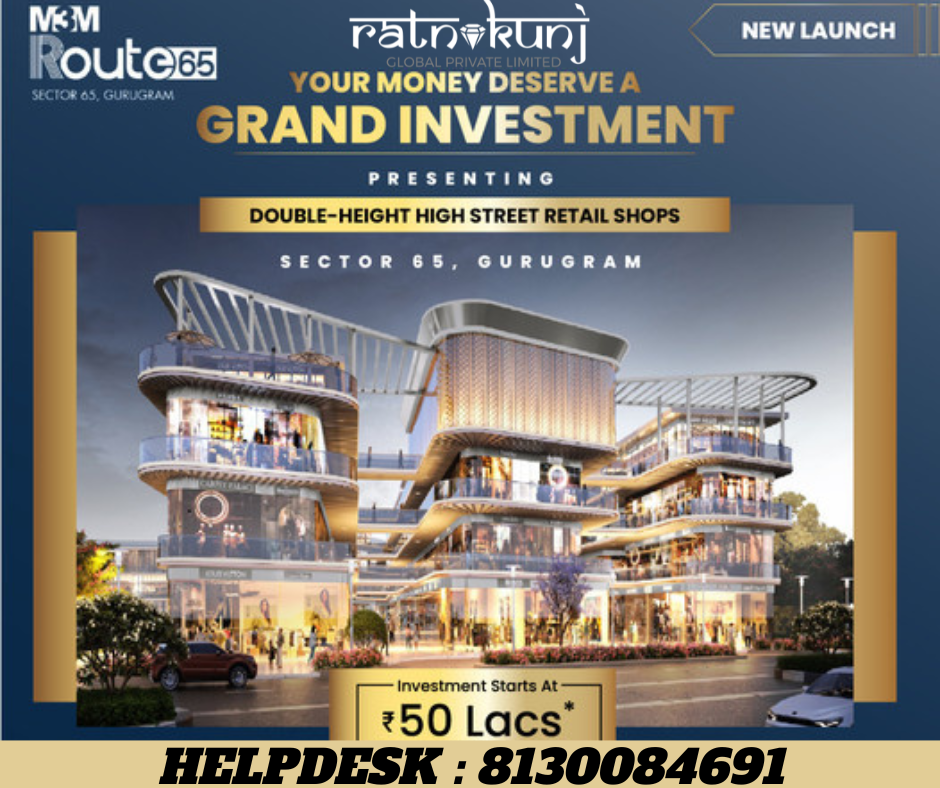  M3M Route 65 | Sector-65, Gurgaon | ☎️8130084691