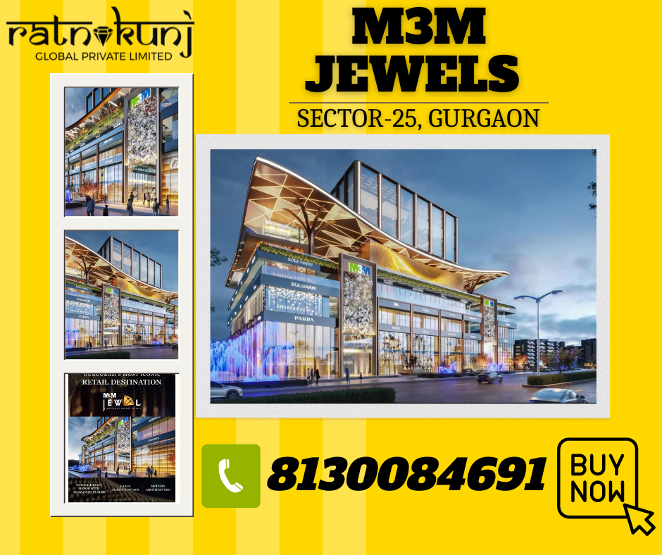 M3M Jewels | Sector-25, Gurgaon | ☎️8130084691