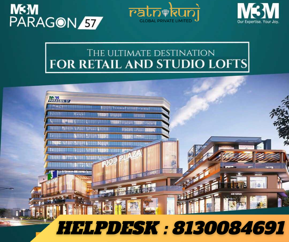 M3M Paragon 57 | Sector-57, Gurugram | ☎️8130084691