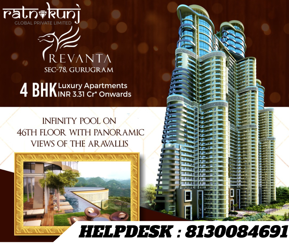 Raheja Revanta | Sector 78, Gurgaon | ☎️8130084691