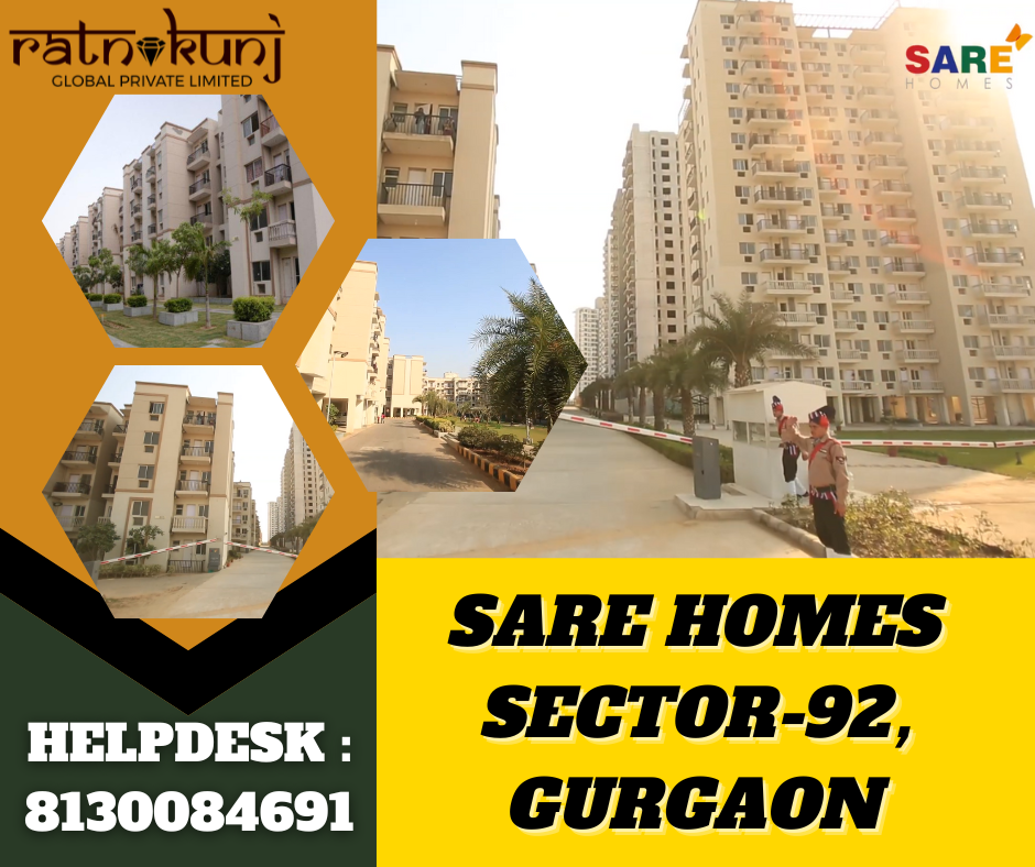 SARE Homes | Sector-92, Gurgaon | ☎️8130084691