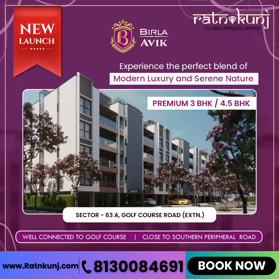 Birla Navya Avik | Sector 63A Gurgaon | ☎️8130084691