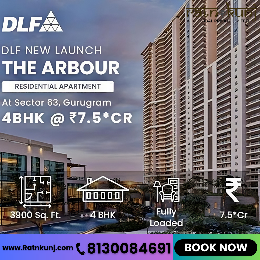 DLF The Arbour | SECTOR 63 GURGAON | ☎️8130084691
