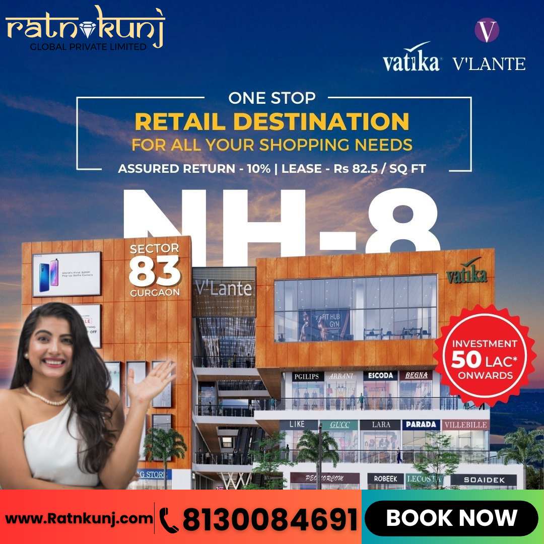 Vatika VLante | Sector 83, Gurgaon | ☎️8130084691