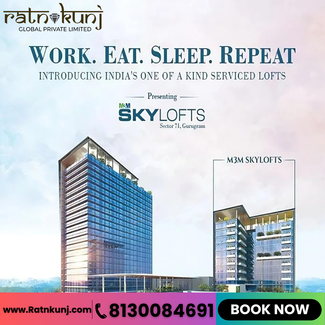 M3M Skylofts | SECTOR 71 GURGAON | ☎️8130084691