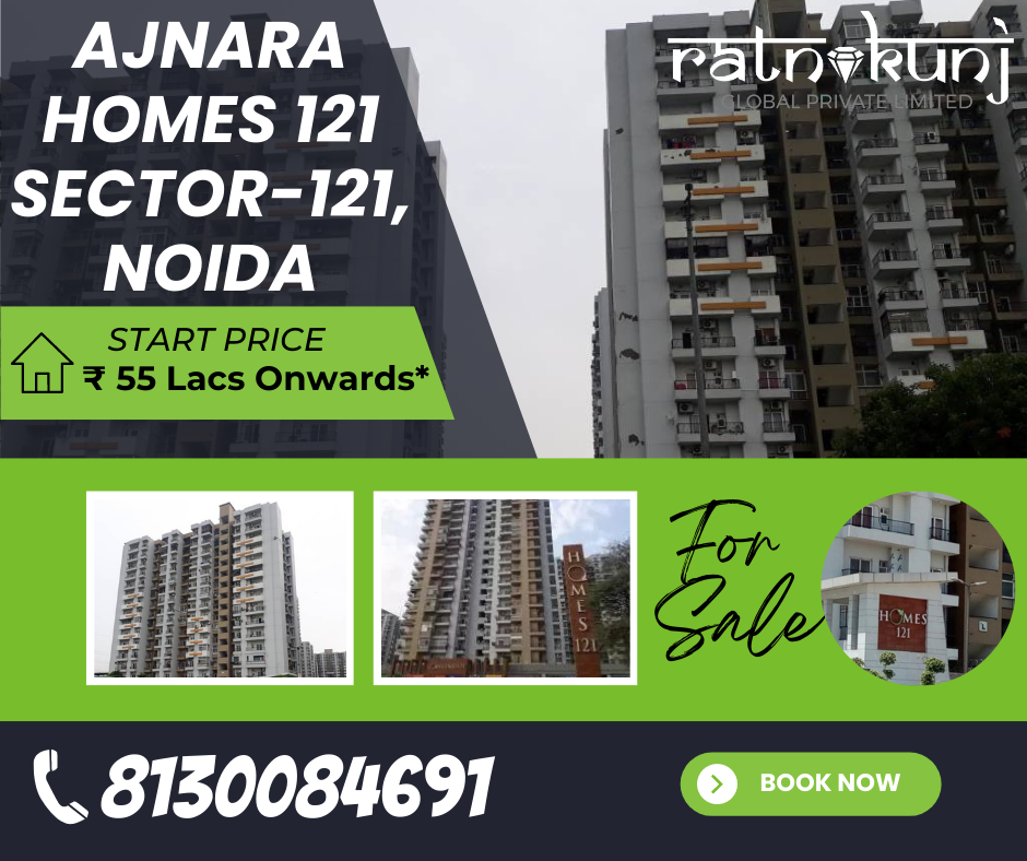 Ajnara Homes 121 In Sector-121, Noida | ☎️8130084691