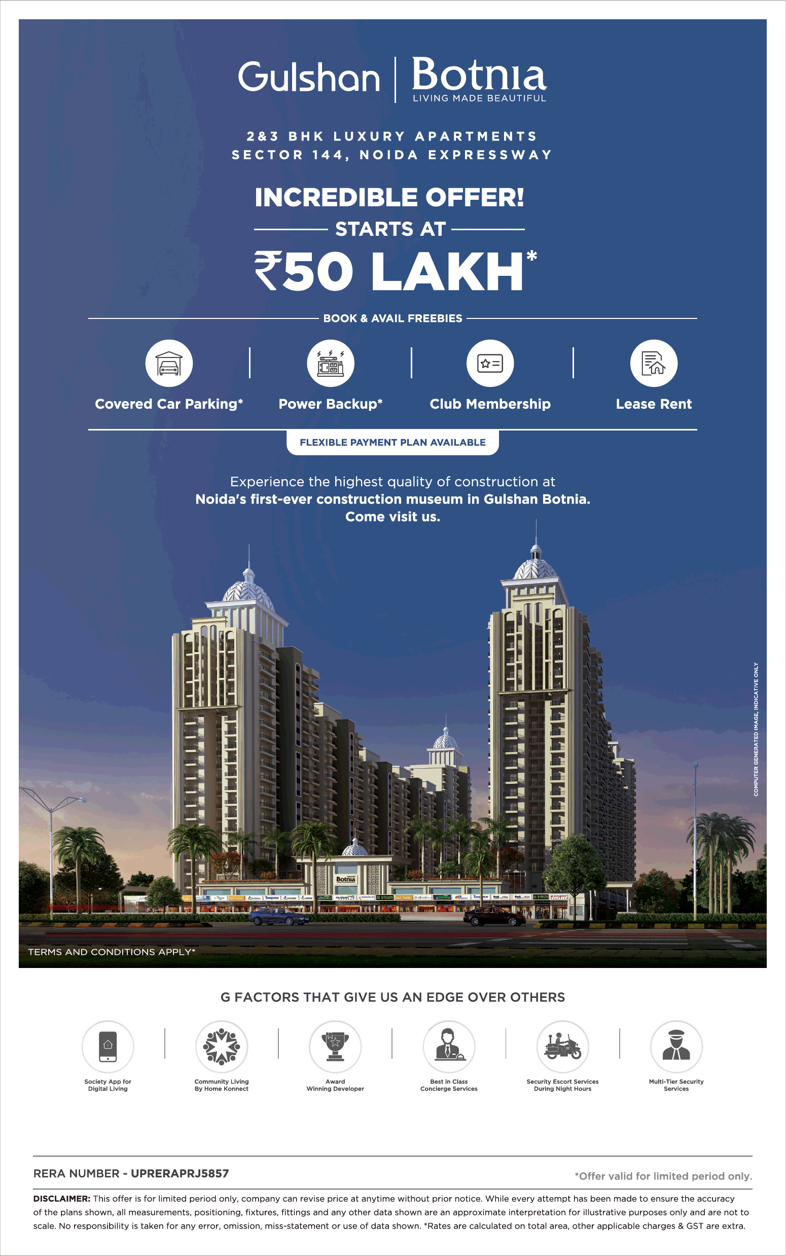 2BHK+STUDY PREMIUM APARTMENT - NOIDA EXPRESSWAY