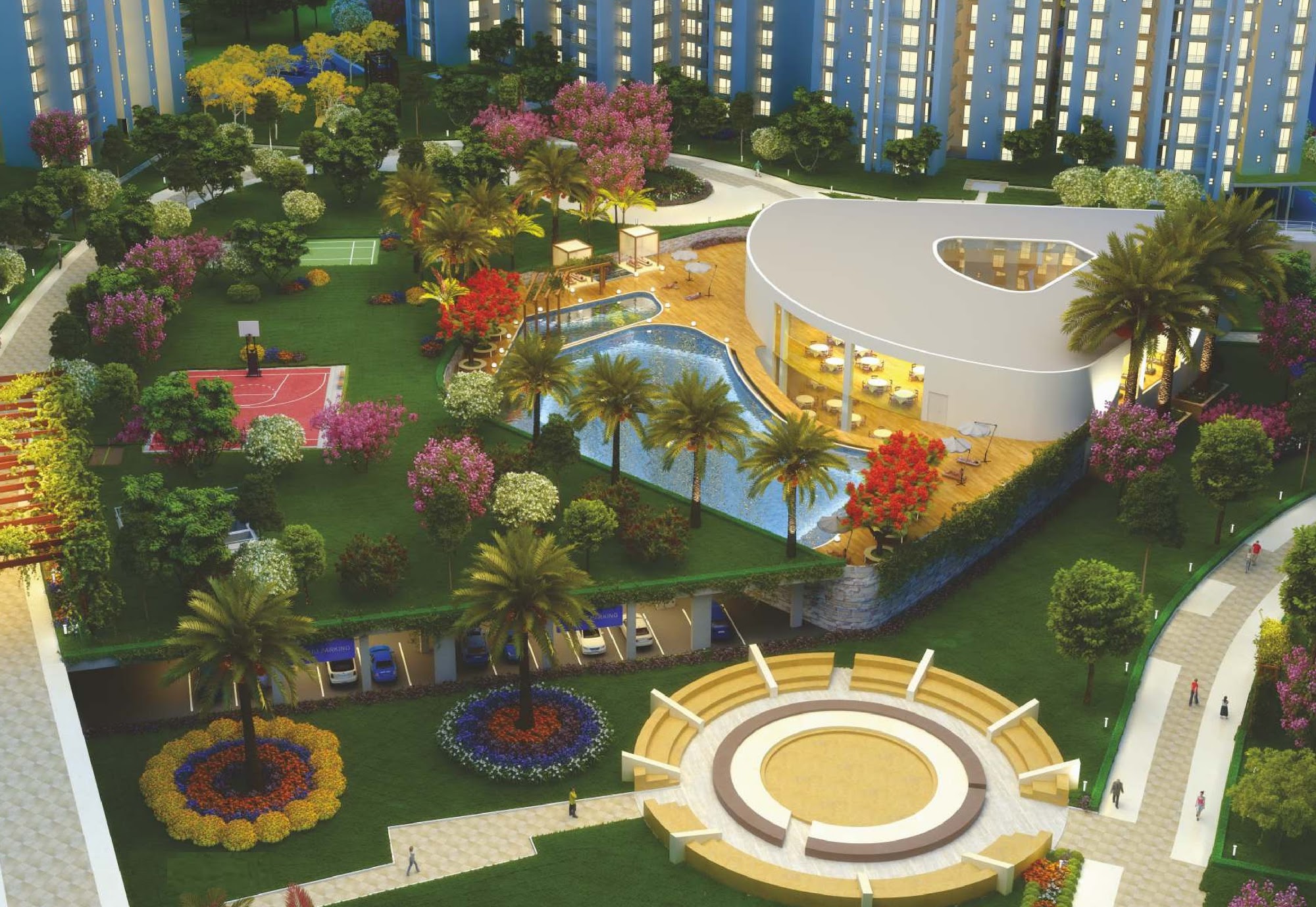 Paramount Floraville, 3BHK
