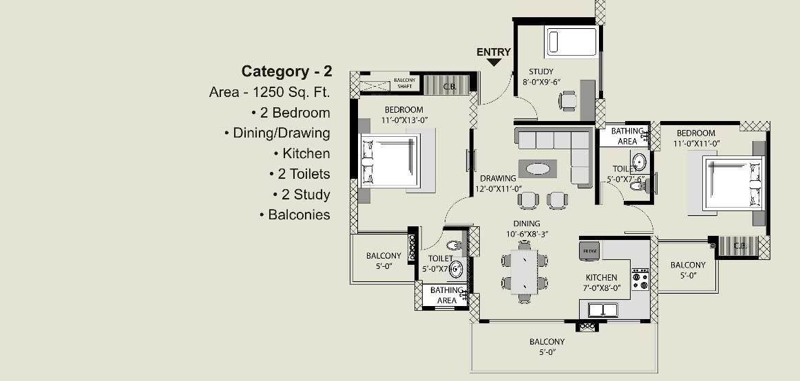 3-bhk apartment flat for sale in shanti-kunj delhi
